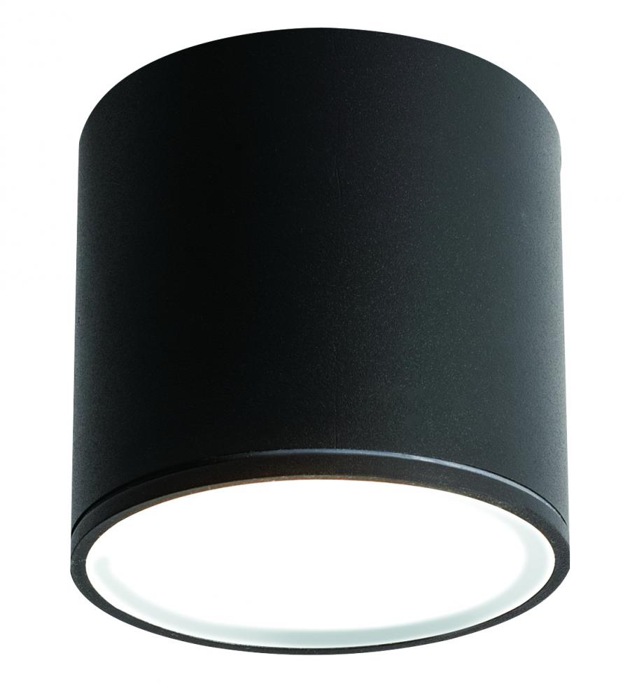 Everly 5'' Outdoor LED Ceiling 12W 120-277V BK