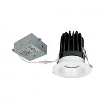 Nora NM4-RDC30MPW - 4" M4 Round LED Downlight, 1100lm / 15W, 3000K, 120V, Matte Powder White