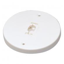 Nora NT-366W - Monopoint Canopy for Line Voltage Track Head, White