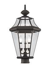  2364-07 - 3 Light Bronze Outdoor Post Lantern