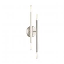 Livex Lighting 46771-91 - 4 Lt Brushed Nickel ADA Wall Sconce