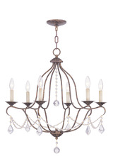 Livex Lighting 6426-71 - 6 Light VBR Chandelier