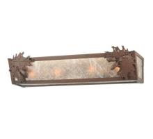 Meyda Blue 110188 - 24"W Oak Leaf & Acorn Vanity Light