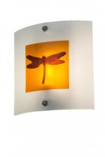 Meyda Blue 170880 - 11"W Metro Fusion Dragonfly Wall Sconce