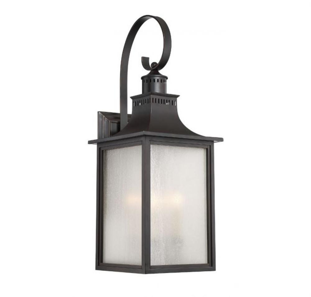 Monte Grande 1-Light Outdoor Wall Lantern in Slate