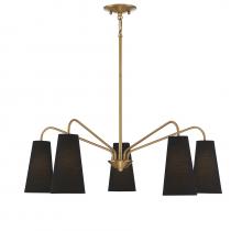 Savoy House 1-1786-5-322 - Edgewood 5-Light Chandelier in Warm Brass