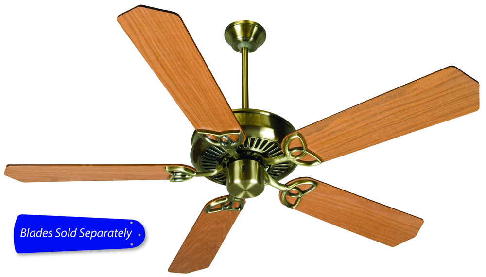 CXL 52" Ceiling Fan in Antique Brass (Blades Sold Separately)