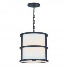 Crystorama 9593-MK - Brian Patrick Flynn Hulton 3 Light Matte Black Mini Chandelier