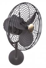 Matthews Fan Company MP-BZZT-MTL - Michelle Parede vintage style wall fan in bronzette finish.