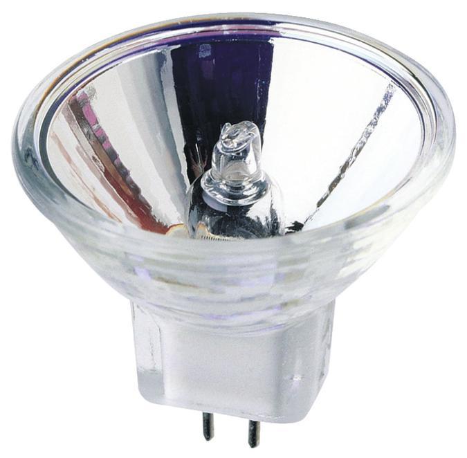 20W MR11 Halogen Low Voltage Narrow Flood Clear Lens GU4 Base, 12 Volt, Card, 2-Pack