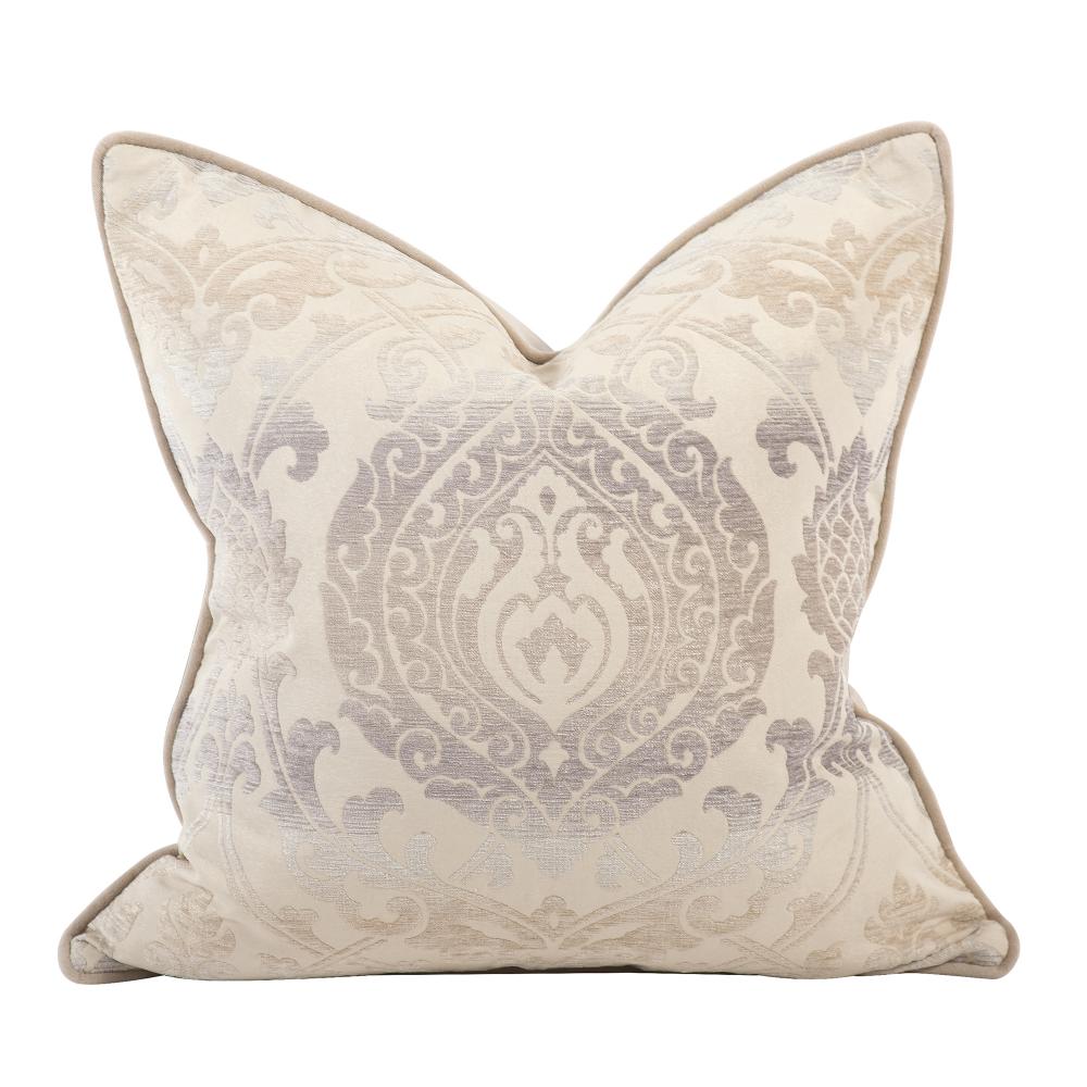 20" x 20" Pillow Damask Sand - Down Insert