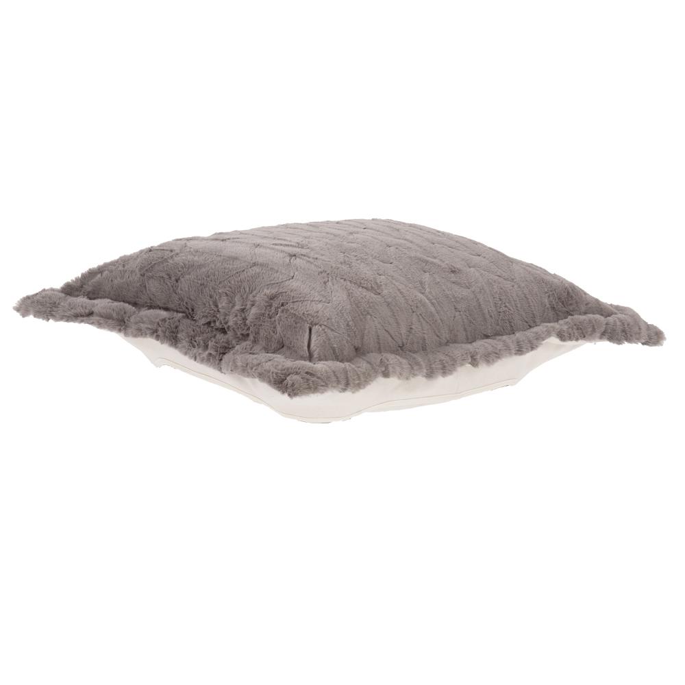 Puff Ottoman Cushion Angora Stone (Cushion and Cover Only)