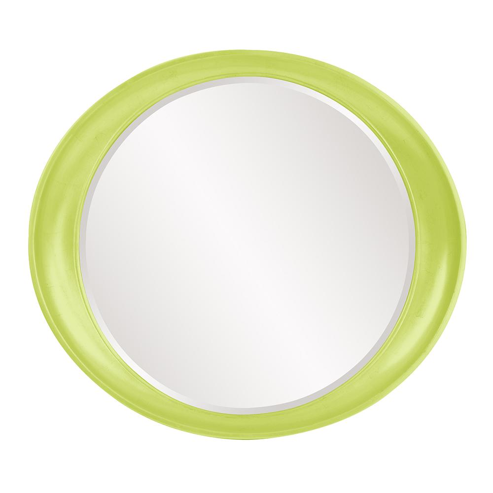 Ellipse Mirror - Glossy Green