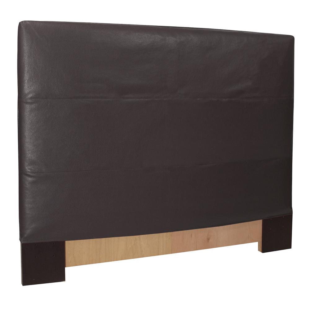 Twin Slipcovered Headboard Avanti Black (Base and Cover Included)