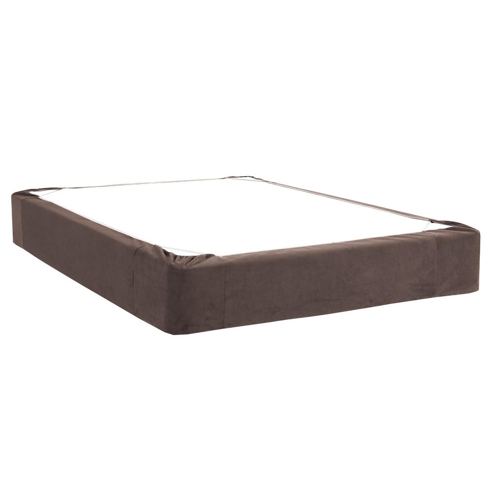 King Boxspring Cover Bella Chocolate (Cover Only)