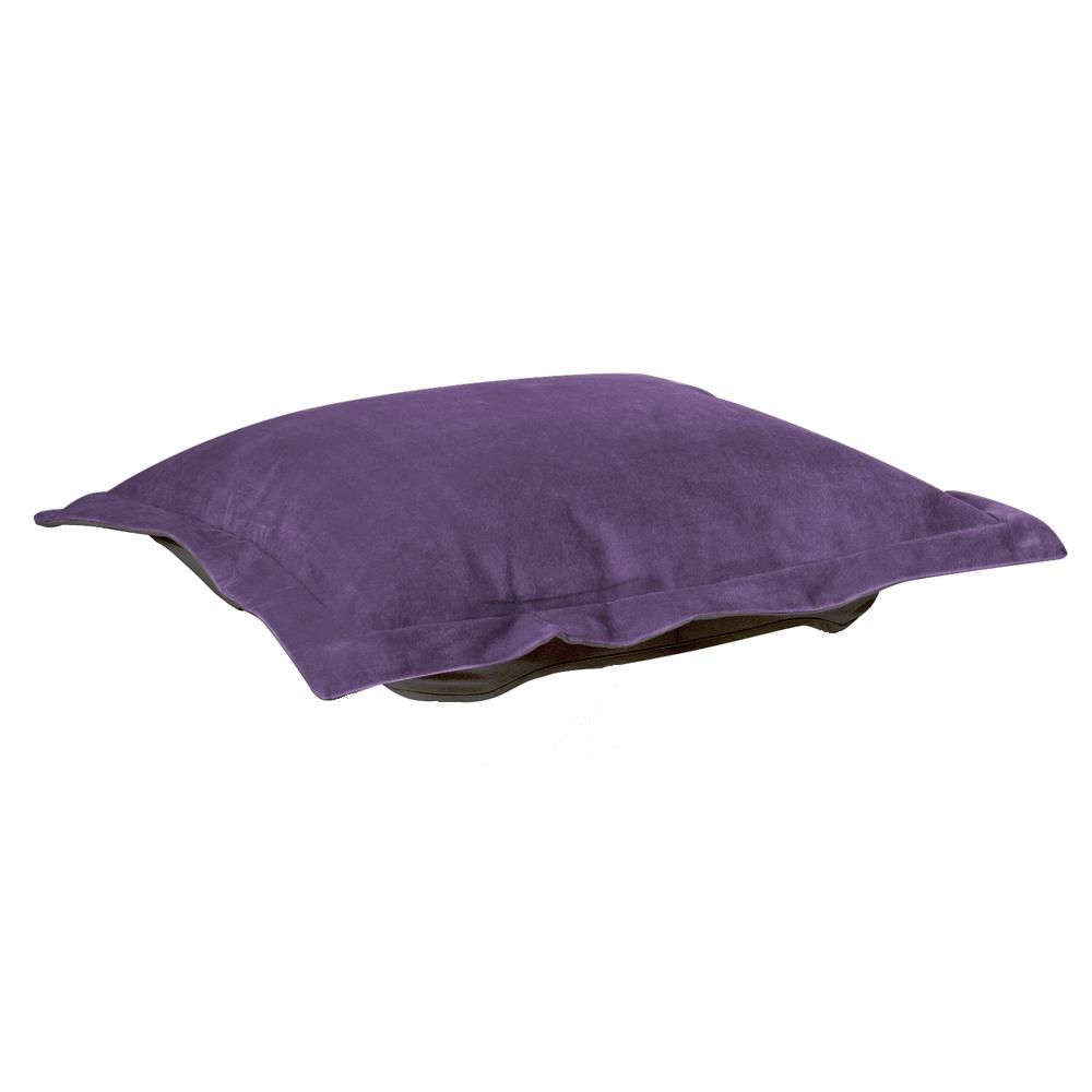 Puff Ottoman Cushion Bella Eggplant (Cushion and Cover Only)