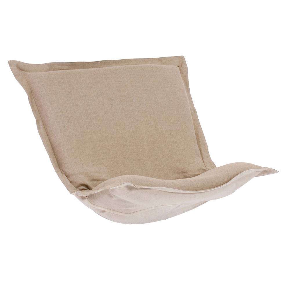 Puff Chair Cover Linen Slub Natural (Cover Only)