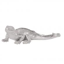 Howard Elliott 12152 - Lizard Figurine Bright Textured Nickel