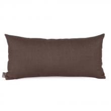 Howard Elliott 4-202F - Kidney Pillow Sterling Chocolate - Down Insert