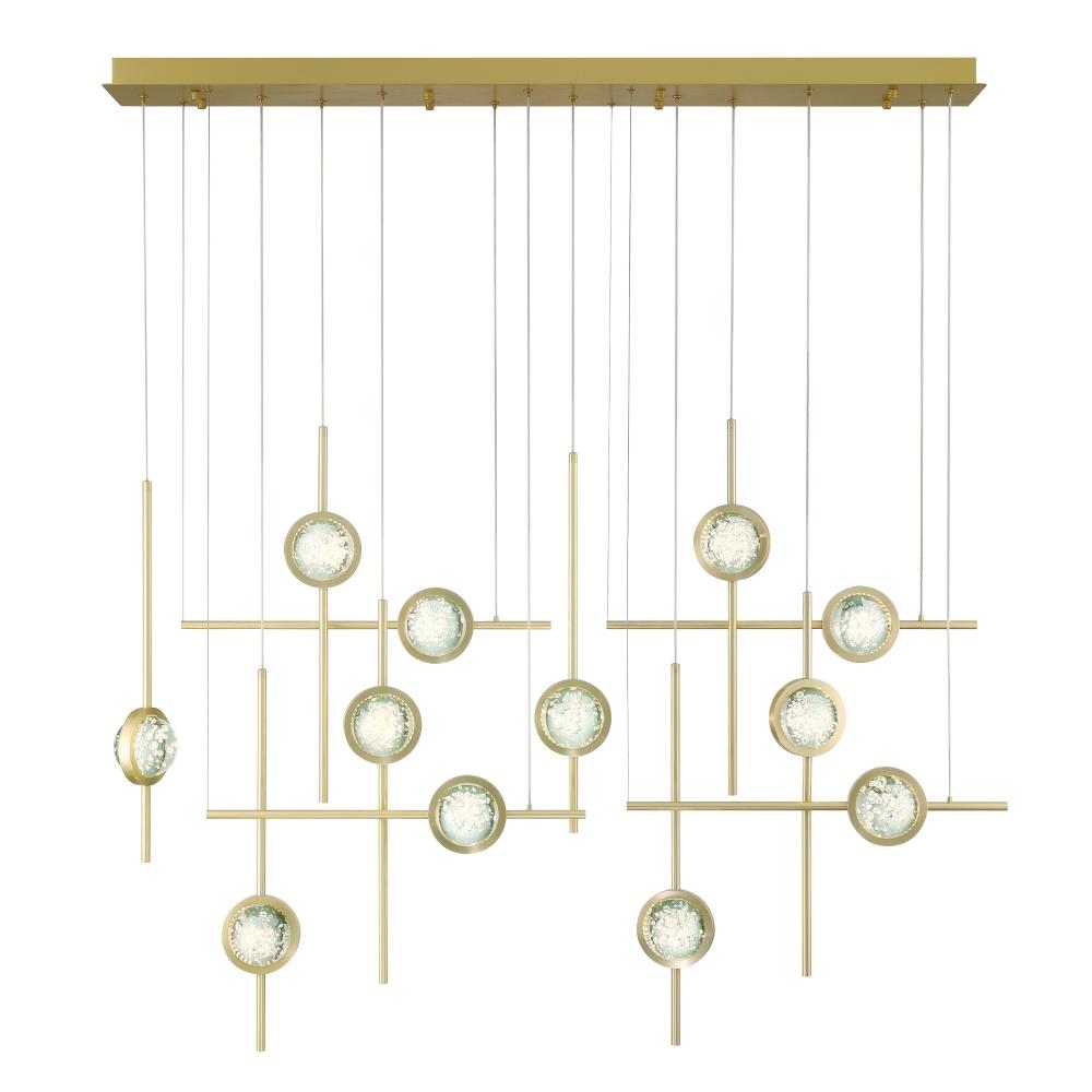 Barletta 53" LED Chandelier In Gold