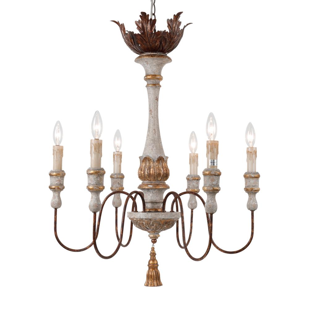 terracotta chandelier