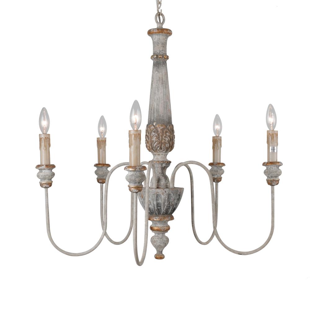 terracotta chandelier