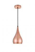 Elegant LDPD2001HG - Nora 1 Light Honey Gold Pendant