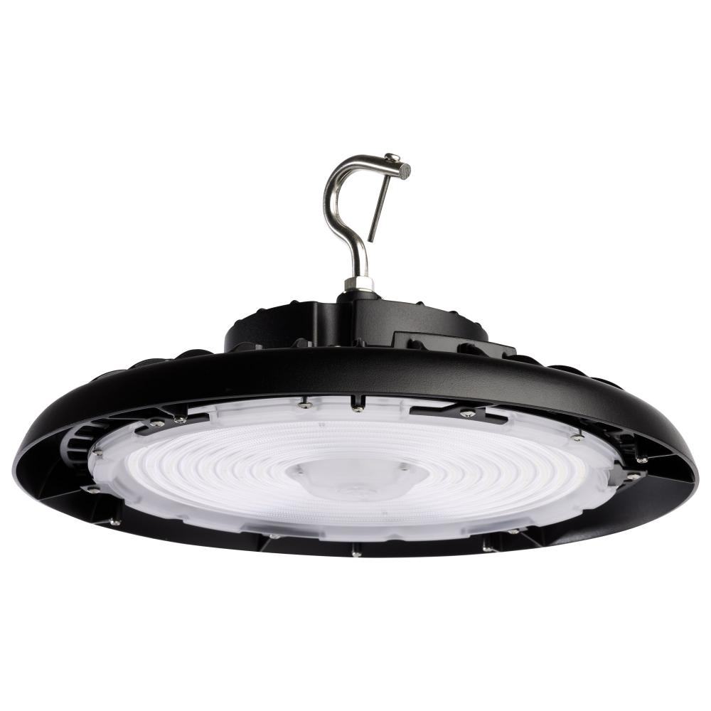 200 Watt UFO LED High Bay; 5000K; 28800 Lumens; 120-277 Volt; Black Finish