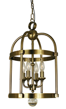 Framburg 1103 MB - 4-Light Mahogany Bronze Compass Mini Chandelier