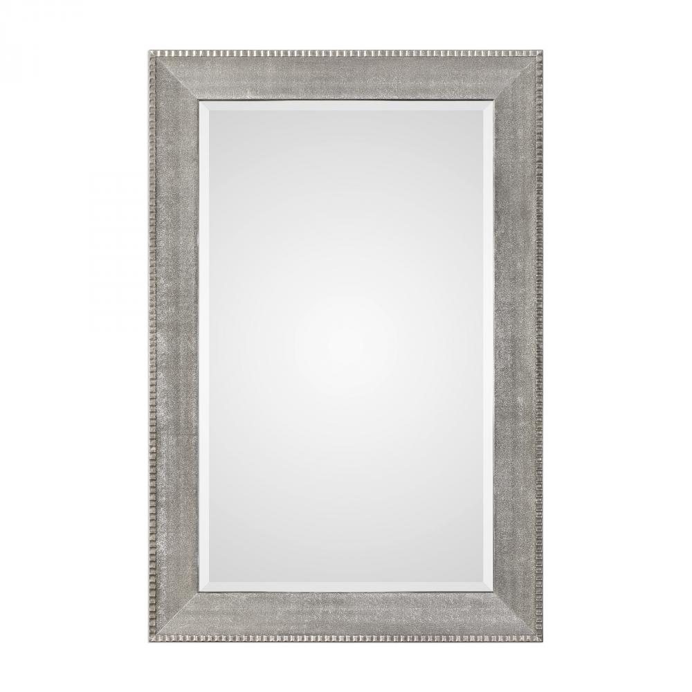 Leiston Metallic Silver Mirror