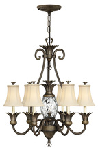 Hinkley 4886PZ - Medium Single Tier Chandelier