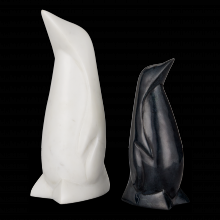 Currey 1200-0820 - Black and White Penguin Set of